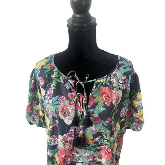 ZAHAVA TIE NECK MIDI DRESS - XL - Picture 4 of 7